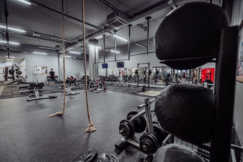 Liny do kalisteniki w otwartej strefie funkcjonalnej – Well Fitness Legnica Galeria Ferio.