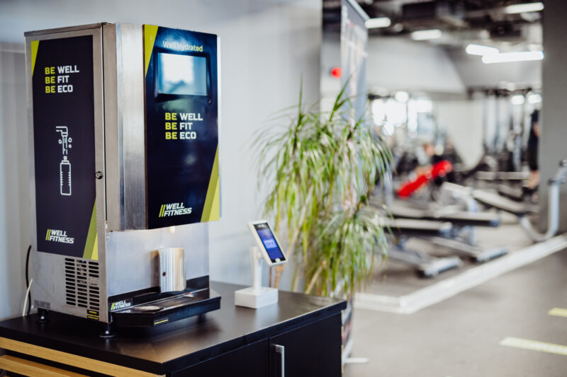 Maszyna Well Hydrated – punkt nawodnienia w klubie fitness