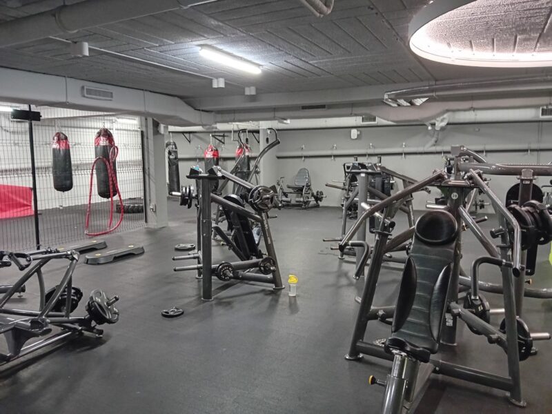 Sala maszyn siłowych w Well Fitness Ursynów – sprzęt do treningu siłowego i izotonicznego