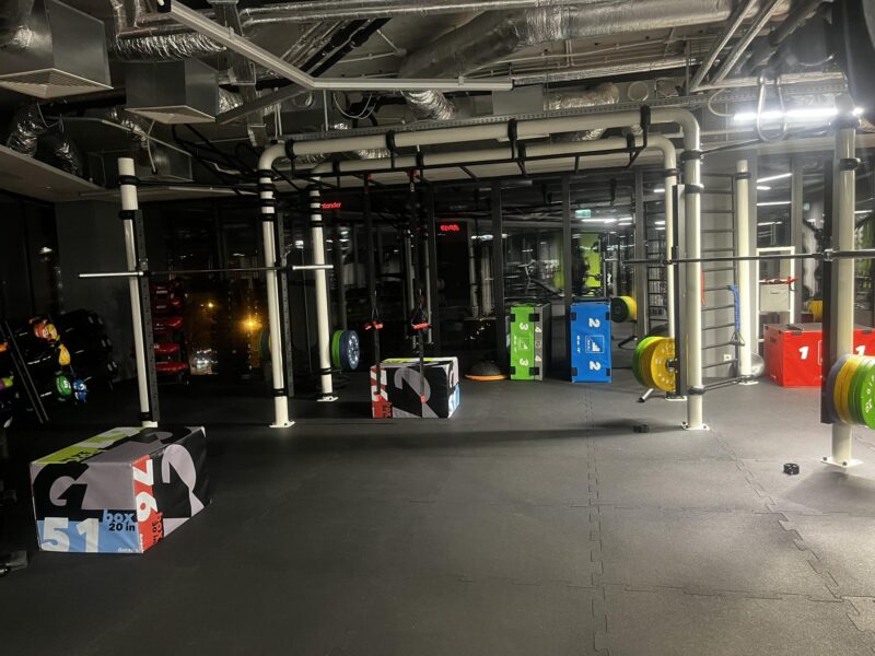 Strefa treningu funkcjonalnego w klubie Well Fitness Łódź Imagine.